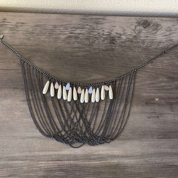 ⭐️Express Chain and pearl necklace - Picture 7 of 10